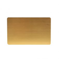 Unique Metal Hybrid Brushed Gold Metal Business Card