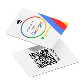 Contactless Google Tap Review Card for Increase Sales