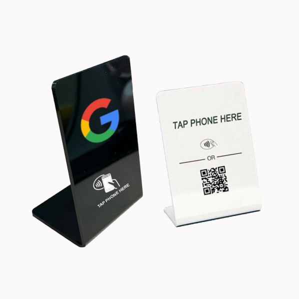 Digital Touchless NFC Menu Stand for Restaurants