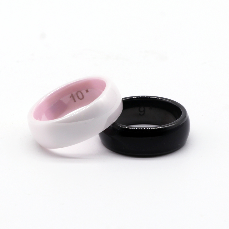 Smart Wearable Ceramic ISO14443A NTAG® 213 NFC Ring Payment