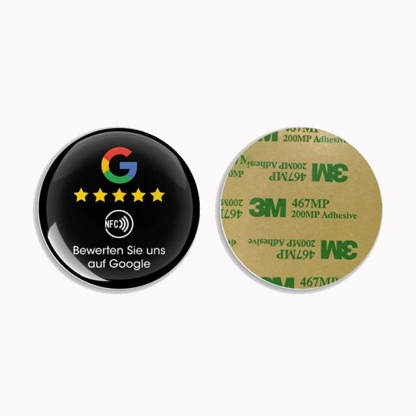 Colorful NFC Social Media Table Sign Plate for Business