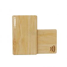 Eco Friendly Smart Business Card Sharing Bamboo Wood Social Media Tap Card