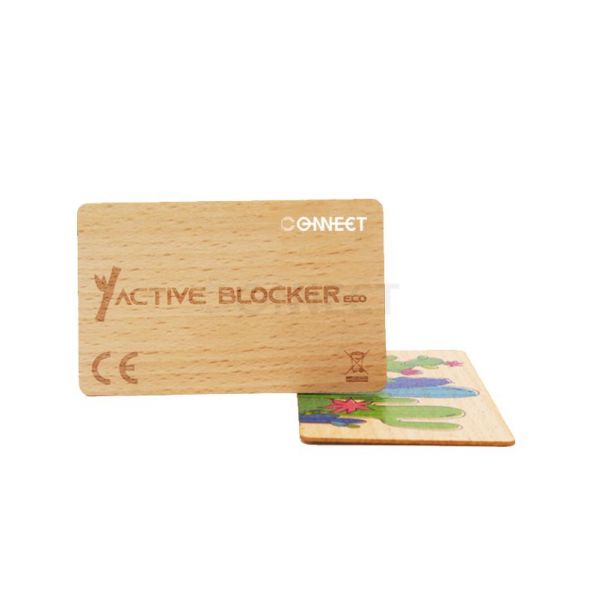 Renewable Wood Credit Card Guard RFID Blocking Card