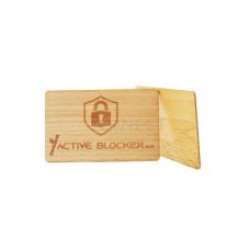 Renewable Wood Credit Card Guard RFID Blocking Card