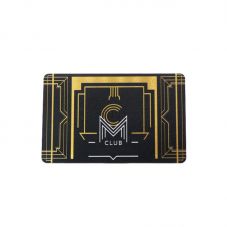 Metallic Gold Print Cashless Payment NFC PVC Card