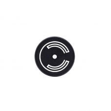 Logo Engraved Black 30mm Dia 125KHz RFID Coin Tag