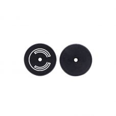 Logo Engraved Black 30mm Dia 125KHz RFID Coin Tag