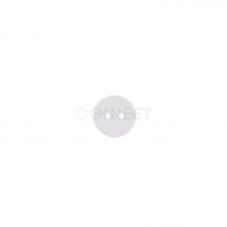 Washable White PPS 15mm Button NFC 13.56MHz Laundry RFID Tag