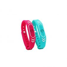 Custom School Door Access Entry 125KHz TK4100 Silicone RFID Chip Bracelet