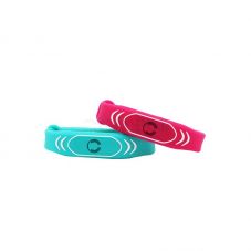ISO14443A 13.56MHz Silicone RFID Hotel Wristband Door Key