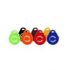 Access Control ISO 14443A 13.56MHz RFID Keyfob ABS Orange Housing