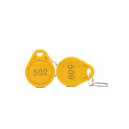 Access Control Read Only EM4200 Keyfob RFID 125KHz Yellow Fob