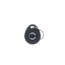 ICODE® SLIX RFID Key Fob Teardrop Grey Color With Logo