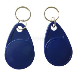 EM4100 125KHz LF Proximity Blue RFID Key Tag Key Fob