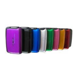 Aluminum Wallet RFID Blocking Metal ID Case for Men Woman