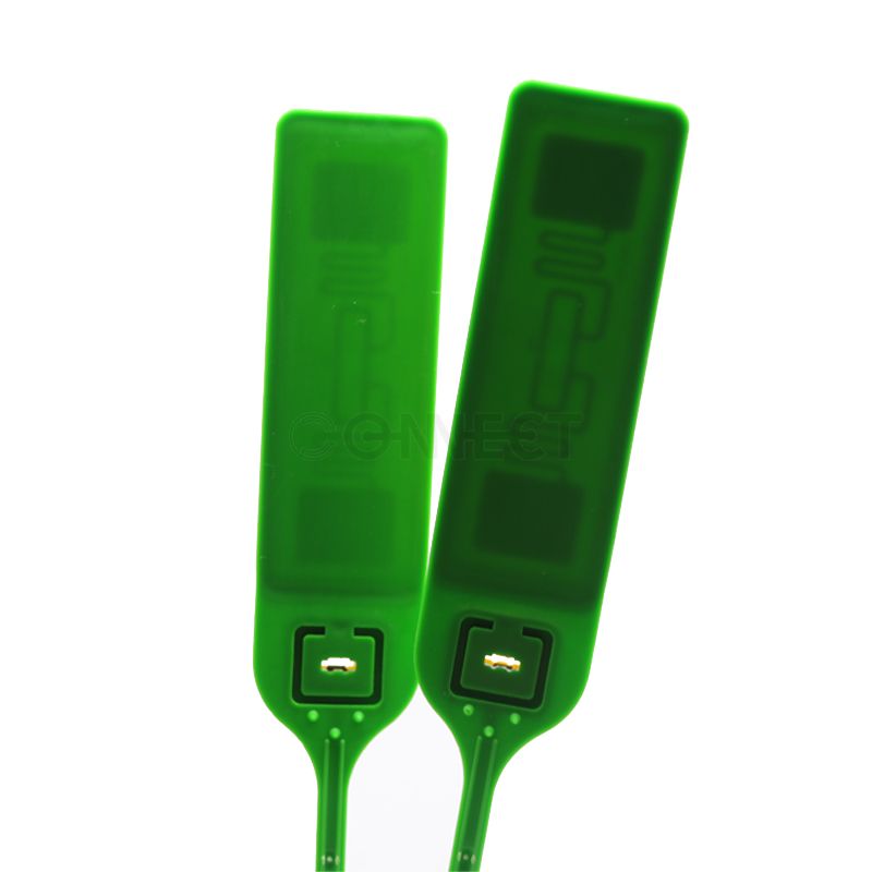 Waterproof Disposable EPC Gen 2 Passive UHF RFID Zip Tie Seal Tag for Logistics