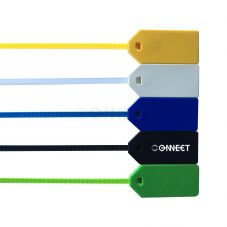 Custom Slim Plastic ISO14443A NTAG® 213 NFC Zip Tie Tag for Tagging Asset
