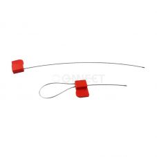 Red Blue Tamper Proof 13.56MHz NTAG® 213 RFID NFC Cable Tag for Asset
