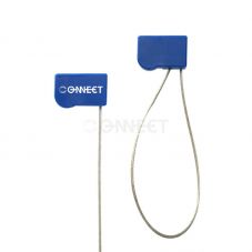 Red Blue Tamper Proof 13.56MHz NTAG® 213 RFID NFC Cable Tag for Asset