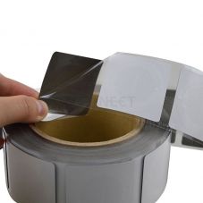 On-Metal Square 50mm 13.56MHz Passive Adhesive RFID Sticker Tag