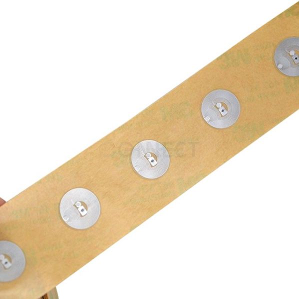 Wholesale Roll Rewritable Program Blank Adhesive NTAG® 215 NFC Sticker Clear