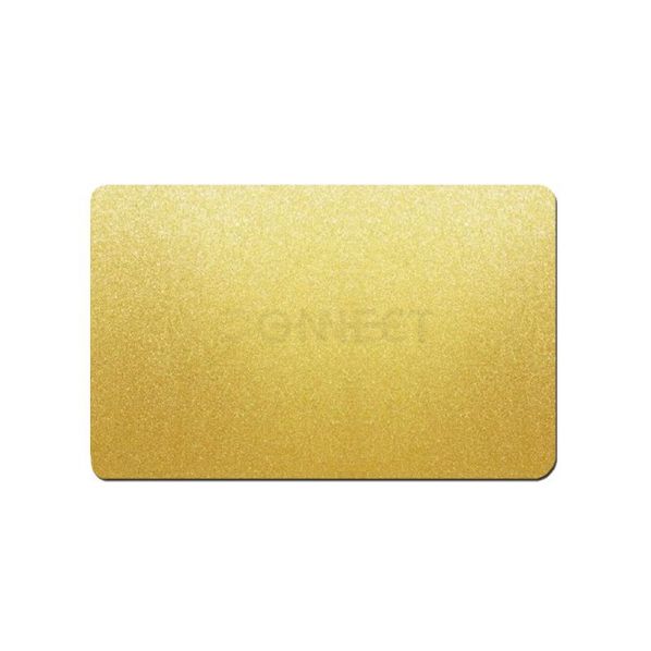 Plastic Metallic Premium Gold Silver Printable NFC Blank Card