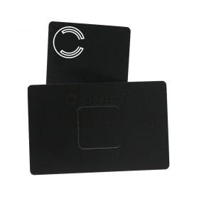 Custom Logo Matte Black NFC Metal Business Card