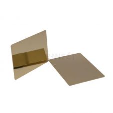 Mirror Sparking NFC Digital Business Card No App 24K Gold Plated Metal NFC Card