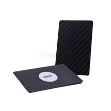 Custom 3K Carbon Fiber Digital Business Card with QR Code for iPhone