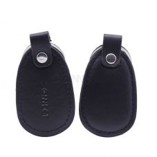 Engrave Logo Leather Electronic Business Card NFC Social Media Keychain for WhatsApp