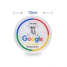 China Factory Custom Print Acrylic Instant NFC Google Review Tap Card for Business