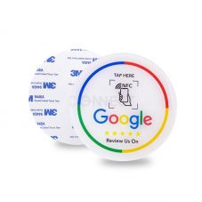 China Factory Custom Print Acrylic Instant NFC Google Review Tap Card for Business