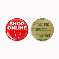 Colorful NFC Social Media Table Sign Plate for Business