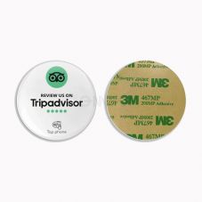 Colorful NFC Social Media Table Sign Plate for Business