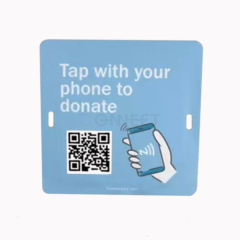Custom Print NFC Tag Sticker Tap-To-Give for Churches